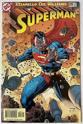 Buy Superman #205 • Jim Lee Cover & Art! (DC 2004) VF? See Pics • 2.36£