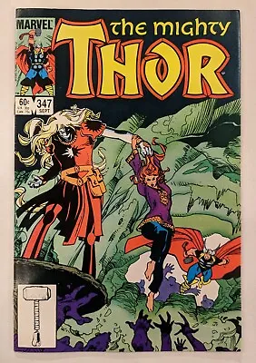 Buy The Mighty Thor #347, 1st App Algrim, Marvel, September 1984 • 8.70£