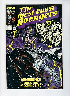 Buy West Coast Avengers # 23 Marvel Comic Mockingbird App Aug 1987 VF • 3.95£