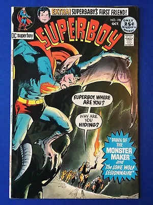 Buy Superboy #178 VFN- (7.5) DC ( Vol 1 1971) Legion Super Heroes, Adams Cover (C) • 19£