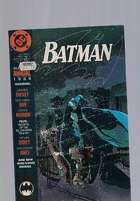 Buy DC Comics Batman ANNUAL 1989 $1.75 Usa • 6.29£