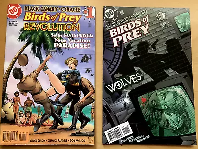 Buy BLACK CANARY, ORACLE :BIRDS OF PREY, Set Of 2 DC 1997 1-shots: WOLVES,REVOLUTION • 8.99£