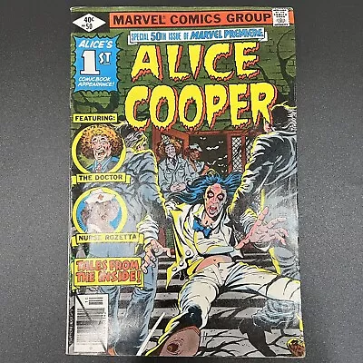 Buy Marvel Premiere Vol 1 #50 October 1979 Alice Cooper From The Inside Comic Book • 32.02£