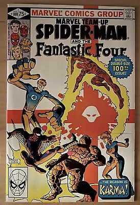 Buy MARVEL TEAM-UP #100 (1980) Spider-Man Fantastic Four  VF/NM Bronze Age Nice! • 10.27£