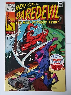 Buy Daredevil #59 - 1st Appearance Torpedo & Crimewave! - (Marvel 1969) • 12£