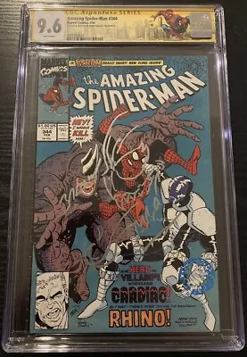 Buy Amazing Spider-Man 344 CGC 9.6 SS SKETCH SIGNED BAGLEY 1st Appearance Carnage WP • 157.75£
