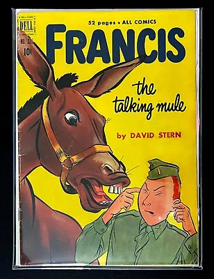 Buy FRANCIS THE FAMOUS TALKING MULE #1 NICE COPY Dell Four Color #335 1951 • 79.29£