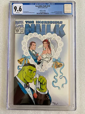 Buy Incredible Hulk 418 CGC 9.6 1994 -  1st Appearance Of Talos The Untamed  • 63.56£