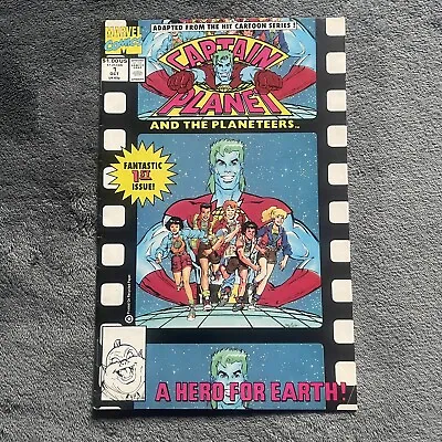 Buy Captain Planet #1, October 1991, Painted Cover By Neal Adams Comic • 25£