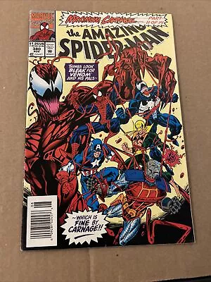 Buy Amazing Spider-Man #380 Maximum Carnage Part 1! Marvel 1993 • 5.62£