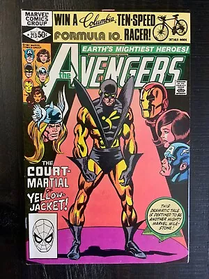 Buy Avengers #213 VF Bronze Age Comic Featuring Yellowjacket! • 4.01£