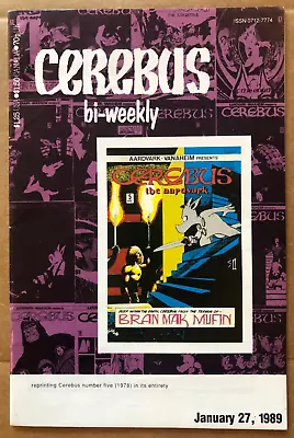 Buy Cerebus Bi-Weekly #5 January 27, 1989 Aardvark-Vanaheim Comic Book VF Very Fine • 1.60£