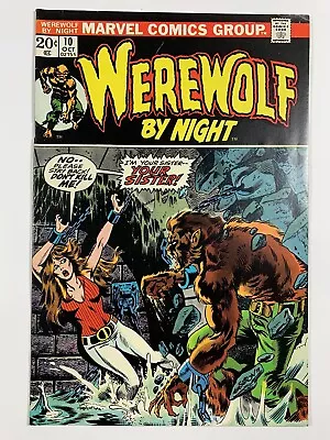 Buy WEREWOLF BY NIGHT #10 1st Appearance Of The Committee 1973 MARVEL COMICS • 23.71£