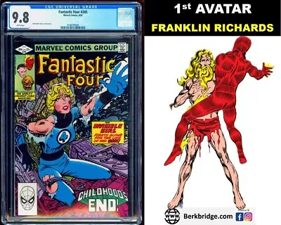 Buy Fantastic Four 245 Cgc 9.8 White Pages 8/82 💎 Buy Our Ff Annual 6 Get 50% Off ! • 105.60£