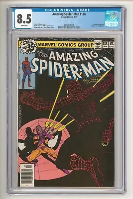Buy Amazing Spider-Man #188 Dave Cockrum Cover CGC 8.5 • 55.97£
