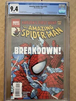 Buy The Amazing Spider-Man #565 2008 1st Appearance Ana Kravinoff CGC 9.4 • 179.99£