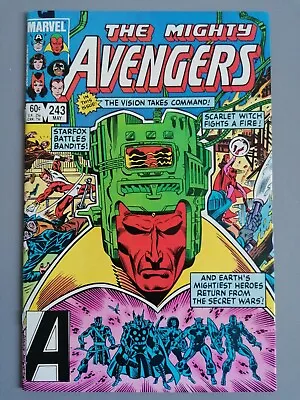 Buy Avengers #243  Chain Of Command!  SHE HULK, VISION, SCARLET WITCH MARVEL COMICS • 4.80£