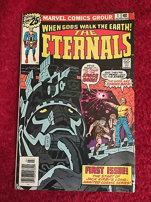 Buy Free P&P; Eternals #1, July 1976; Jack Kirby - 1st Ikaris, Kro, Celestials! - KG • 14.99£