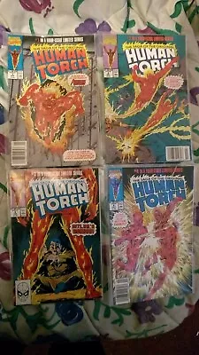 Buy Marvel Saga Of The Original Human Torch 1 2 3 4 Limited Complete 1990 90 Comics • 20£