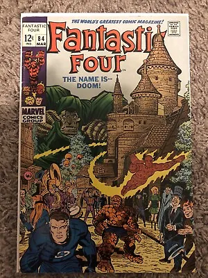 Buy Fantastic Four # 84 Marvel Comics 1969 Doctor Doom App. Nice Copy • 31.53£