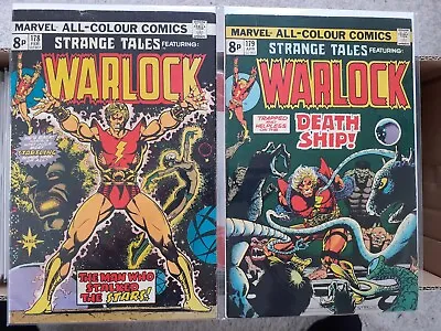 Buy Strange Tales 178 & 179 Marvel 1975  1st Appearance Of Magus  Pip The Troll • 70£