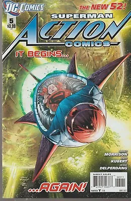 Buy Dc Comics Action Comics #5 (2012) New 52 1st Print Vf+ • 2.25£