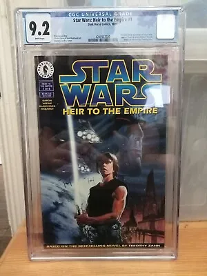 Buy Star Wars Heir To The Empire #1 CGC 9.2 WP 1st Thrawn Mara Jade 1995 Dark Horse • 199£
