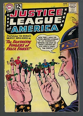 Buy Dc Comics Justice League Of America 10 1962  VG 4.0 Wonder Woman  • 59.99£