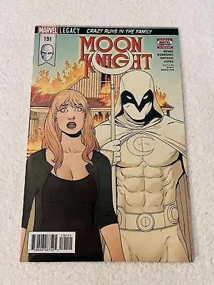 Buy Moon Knight 2018 #191 Marvel Crazy Runs In The Family Comic Book • 5.53£