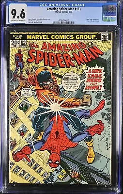 Buy Amazing Spider-Man #123 CGC NM+ 9.6 Luke Cage Hero For Hire! Gil Kane Art! • 418.23£
