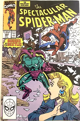 Buy Spectacular Spider-man. # 164.  1st Series. May 1990.  Marvel Comics. Vfn- 7.5 • 5.99£