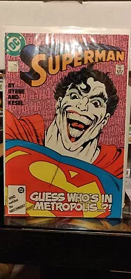 Buy Superman #9 (DC Comics 1987) John Byrne JOKER APPEARANCE • 3£