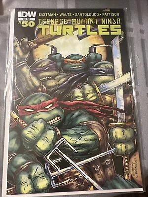 Buy Teenage Mutant Ninja Turtles #50 Eastman Sub Cover IDW 2015 • 23.98£