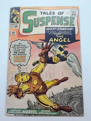 Buy Marvel Tales Of Suspense #49, 4.0/VG, Silver Age Comic Book X-Men Angel Ironman • 142.48£
