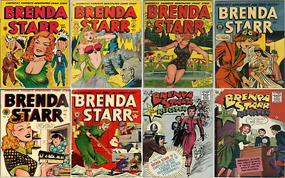 Buy 1940's - 1950's Brenda Starr Comic Book Package - 9 EBooks On CD • 12.71£