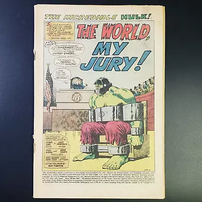 Buy INCREDIBLE HULK #153 1972 Marvel COVERLESS COMIC Daredevil Spider-Man Fantastic • 3.15£