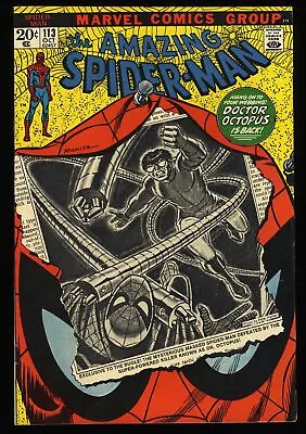 Buy Amazing Spider-Man #113 VF- 7.5 Doctor Octopus! 1st Hammerhead! Marvel 1972 • 49.08£