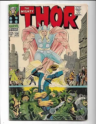 Buy Thor 138 - Vg 4.0 - Sif - Odin - Ulik - Warriors Three (1967) • 14.99£