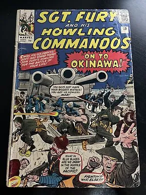 Buy Sgt Fury And His Howling Commandos #10 Kirby Cvr/ 1st Capt Savage 1964 • 29.99£
