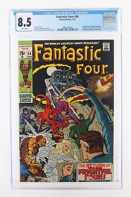 Buy Fantastic Four #94 - Marvel Comics 1970 CGC 8.5 1st Appearance Of Agatha Harknes • 207.08£