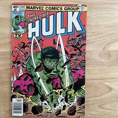 Buy Incredible Hulk # 245 Newsstand Cover - 1st Super Mandroid • 9.52£