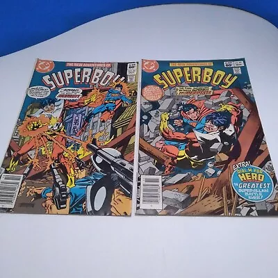 Buy The New Adventures Of Superboy DC ComicsWith Sunburst #46 & #47 1983  D202-1A6.2 • 10.20£