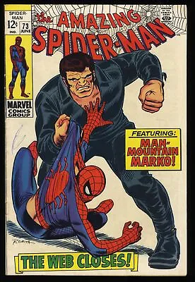 Buy Amazing Spider-Man #73 FN/VF 7.0 First Man-Mountain Marko! Marvel 1969 • 49.88£