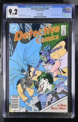 Buy Detective Comics #570 CGC 9.2 1/87 • 39.59£