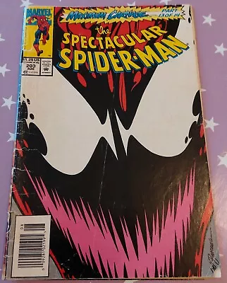 Buy Spectacular Spider-Man #203 MAXIMUM CARNAGE PART 13 Of 14 Marvel Comic • 5.50£