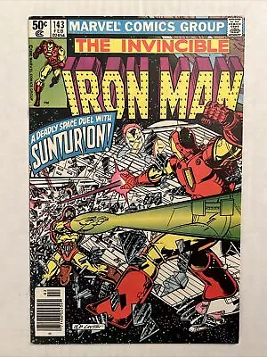 Buy The Invincible Iron Man #143 Vs Sunturion (FN-) Bronze Age • 4£