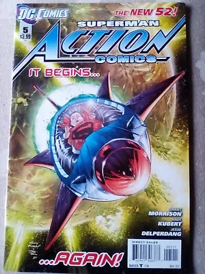 Buy Action Comics # 5 (the New 52) -2012 - Mint Condition - First Printing  • 2.99£