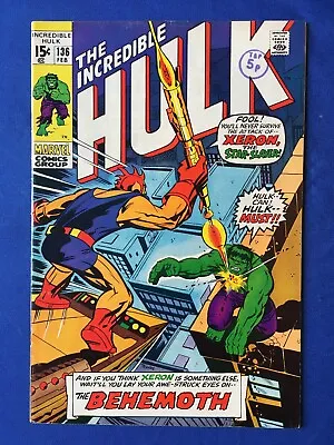 Buy Incredible Hulk #136 FN (6.0) MARVEL ( Vol 1 1971) (4) • 19£