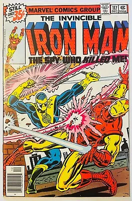 Buy 1978- Marvel- Invincible Iron Man- #117- 1st App. Bethany Cabe-Newsstand- NM-/NM • 9.65£