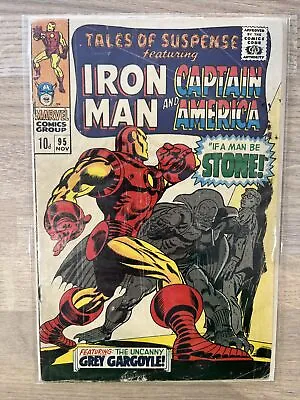 Buy Marvel Comics Tales Of Suspense Ft Iron Man And Captain America #95 Silver Age • 16.99£
